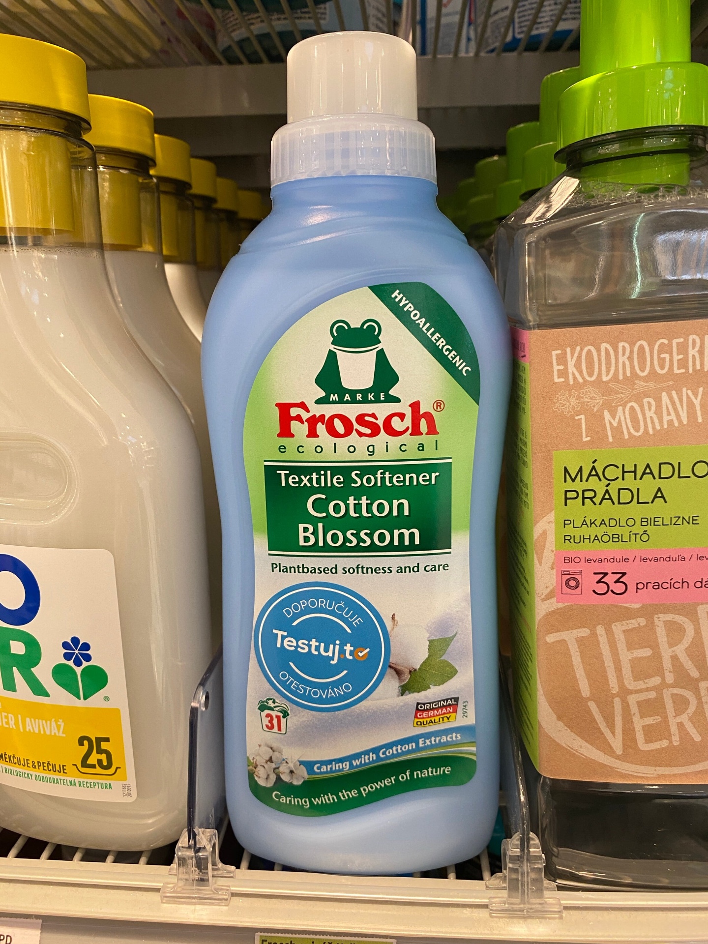 Razítko Testuj.to na aviváži Frosch