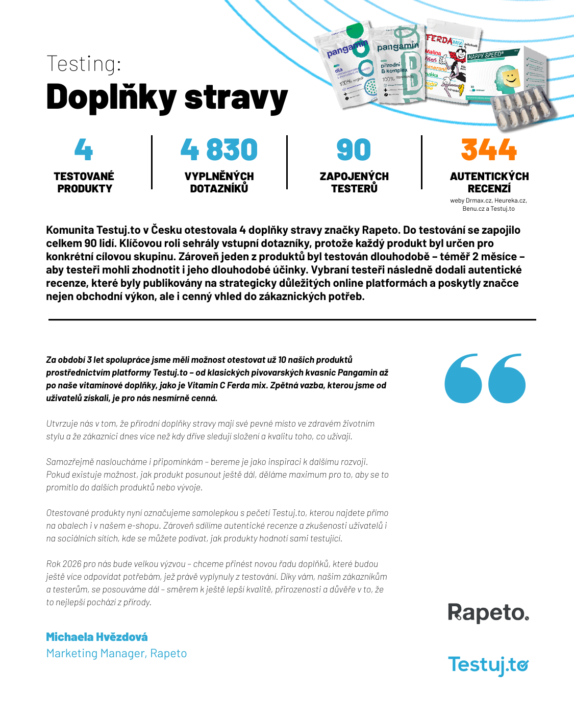 Doplňky stravy Rapeto